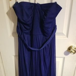 Cobalt Blue David's Bridal Convertible Gown